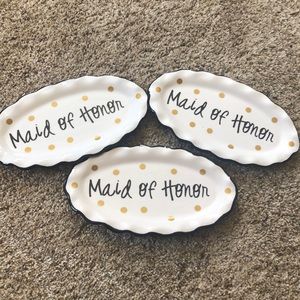 Jewelry dishes - Maid of Honor